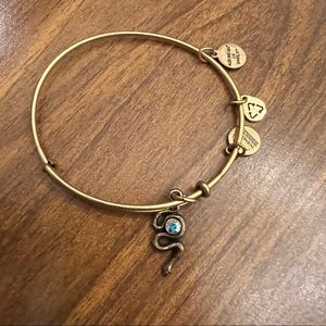 Alex and Ani gold bangle - snake charm